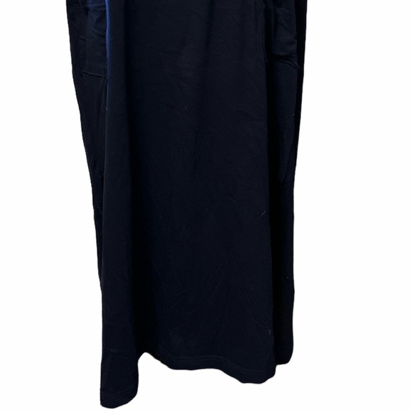 Ingear Resort Wear long blue short sleeve dress with pockets and side slits - Picture 3 of 12